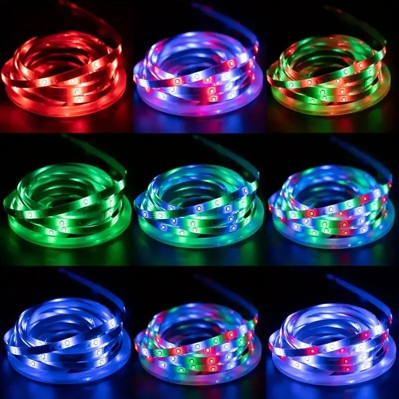 Smart Led Strip Lights Music Sync Led Lights Room with APP Control Flexible Ribbon Tape Lights for Home Party Decor TV Backlight