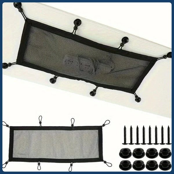 

Under Desk Cable Management Net - 8-Hole Socket Mesh Organizer with Elastic Edge, Flexible Wire Hider for Office &amp; Home

