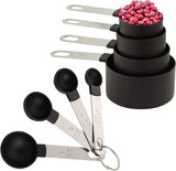 

8pcs Measuring Cups &amp; Spoons Set,Stackable Nesting Measure Cups with Stainless Steel Handle,Kitchen Gadgets for Cooking &amp; Baking

