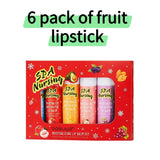 

Fruity Lip Balm Set – 24Pcs Moisturizing Lip Care Kit with Vitamin E &amp; Shea Butter, Deeply Nourishes Dry Chapped Lips

