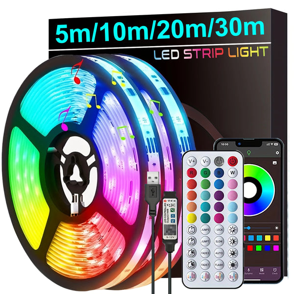 

Ruban LED avec synchronisation musicale

