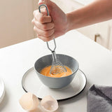 

Stainless Steel Hand Whisk Spring Coil Egg Beater Wire Whisk Kitchen Gadget for Cooking Baking Mixing Frothing Milk Cream Dough

