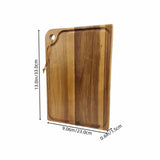 

Kitchen Wooden Cutting Board Acacia Wood Cutting Board Large Size Cutting Board for Cutting Meat, Vegetables, Fruit and Cheese

