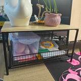 

Kitchen Countertop Organizer – Multi-Use Shelf for Microwave, Spices, Coffee Machine &amp; Printer

