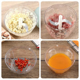 

500/900ML Manual Meat Mincer Garlic Chopper Rotate Garlic Press Crusher Vegetable Onion Cutter Kitchen Cooking Accessories


