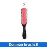 

9-Row Detangling Hair Brush Detangler Hairbrush Scalp Massager Straight Wet Comb for Women Men Salon Curly hair brush

