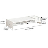 

Monitor Stand Riser 2-Tier Desk Shelf 4.3 Inch Height Computer Riser with Storage Organizer for Home Laptop PC TV Work Table

