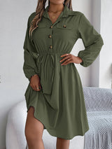

Robe chemise femme à ceinture

