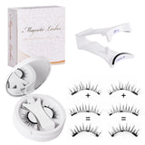 

Magnetic Eyelashes Set Reusable Easy to use Eyelash Extension Tools Natural Curler False Eyelashes With Magnetic Tweezers

