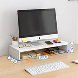 

Desktop computer riser stand, ideal for dormitory desks—elevates your monitor to improve ergonomics and free up space underneath

