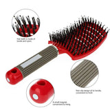 

Hair Brush Hair Comb Detangling Hair Brush Bristle&amp;Nylon Women Wet Massage Comb Curly Hairdressing Salon Styling Tools

