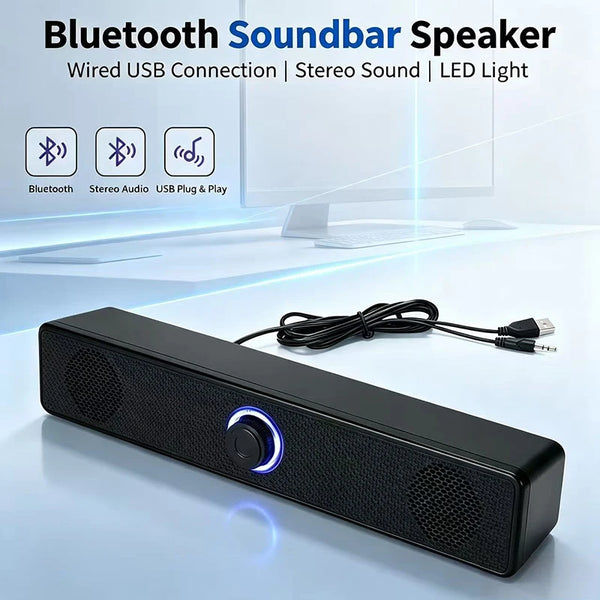 

Barre de son Bluetooth pour bureau

