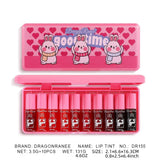 

Coffret de 10 gloss à lèvres

