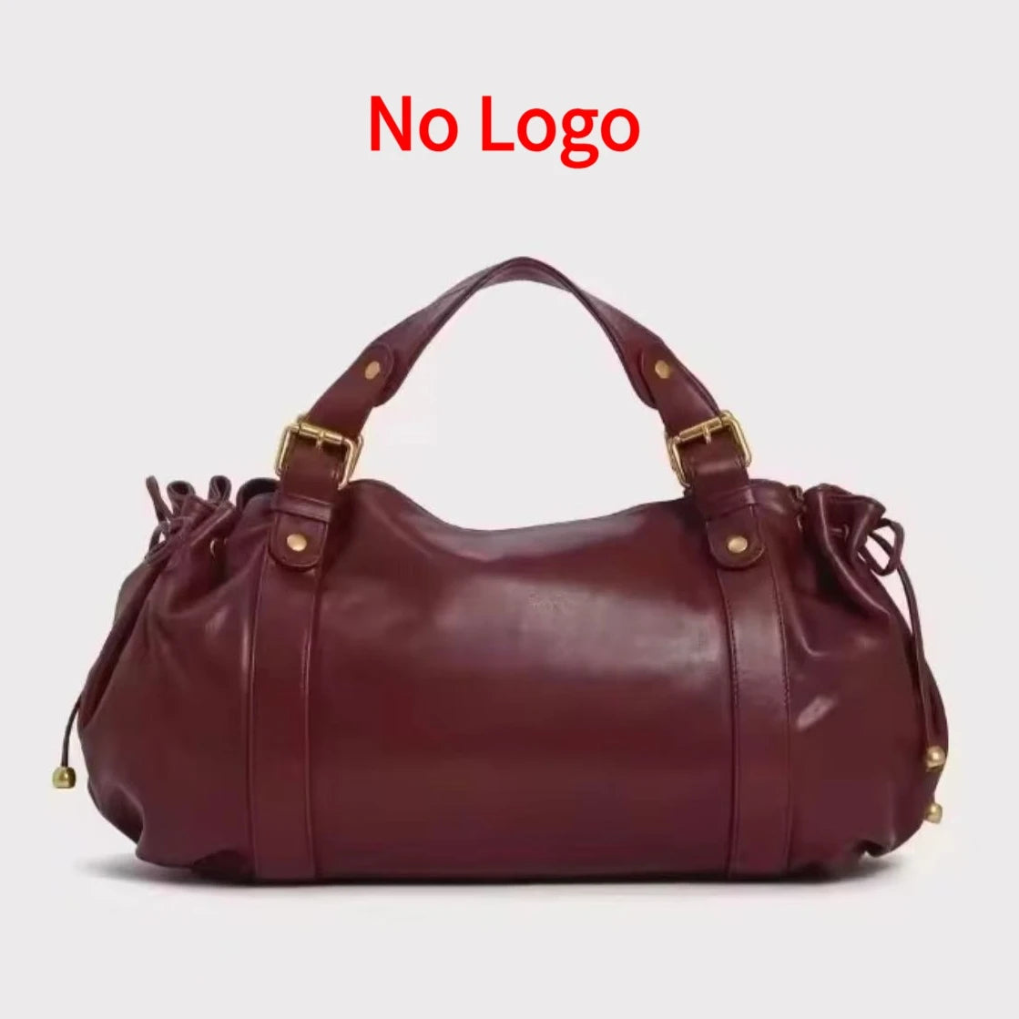 

Women's Simple Crossbody Bag Elegant And Versatile Boston Style Work Interior Polyester Soft Handbag

