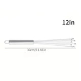 

Stainless Steel Ball Whisk Set Manual Mixer Kitchen Whisk Wire Egg Whisk for Cooking Blending Whisking Beating Stirring

