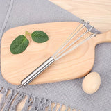 

Stainless Steel Ball Whisk Set Manual Mixer Kitchen Whisk Wire Egg Whisk for Cooking Blending Whisking Beating Stirring

