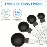 

8pcs Measuring Cups &amp; Spoons Set,Stackable Nesting Measure Cups with Stainless Steel Handle,Kitchen Gadgets for Cooking &amp; Baking

