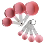 

8pcs Measuring Cups &amp; Spoons Set,Stackable Nesting Measure Cups with Stainless Steel Handle,Kitchen Gadgets for Cooking &amp; Baking

