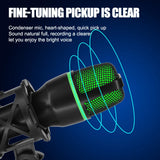 

Professional USB Condenser Microphone For PC Laptop Streaming Video Games YouTube Podcasts  Vocals

