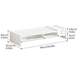 

Monitor Stand Riser 2-Tier Desk Shelf 4.3 Inch Height Computer Riser with Storage Organizer for Home Laptop PC TV Work Table

