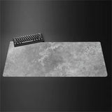

Gray Mouse Pad Large/Small Overlocked Mousepad NonSlip Desktop Keyboard Table Pad Gray Series Game Desk Mat Computer Accessories

