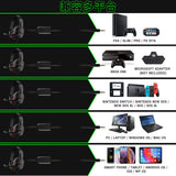 

Headphones 3.5mm Wired Gaming Headset Earphones Music For PS4 Play Station 4 Game PC Chat computer With Microphone

