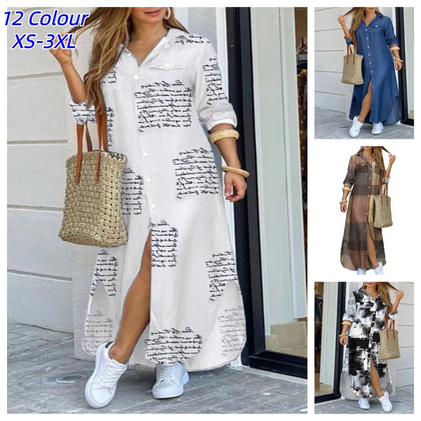 
Robe chemise femme imprimée
