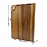 

Kitchen Wooden Cutting Board Acacia Wood Cutting Board Large Size Cutting Board for Cutting Meat, Vegetables, Fruit and Cheese

