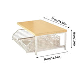 

Kitchen Countertop Organizer 2 Tier Organizer Rack Multi Use Shelf For Microwave Coffee Machine Printer Kitchen Accessories


