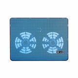 

High-performance Laptop Cooler Laptop Cooling Pad Double Fans Cooler with Two USB Ports Support for Laptops Under 17 inch

