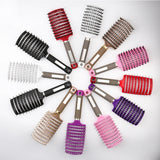 

Hair Brush Hair Comb Detangling Hair Brush Bristle&amp;Nylon Women Wet Massage Comb Curly Hairdressing Salon Styling Tools

