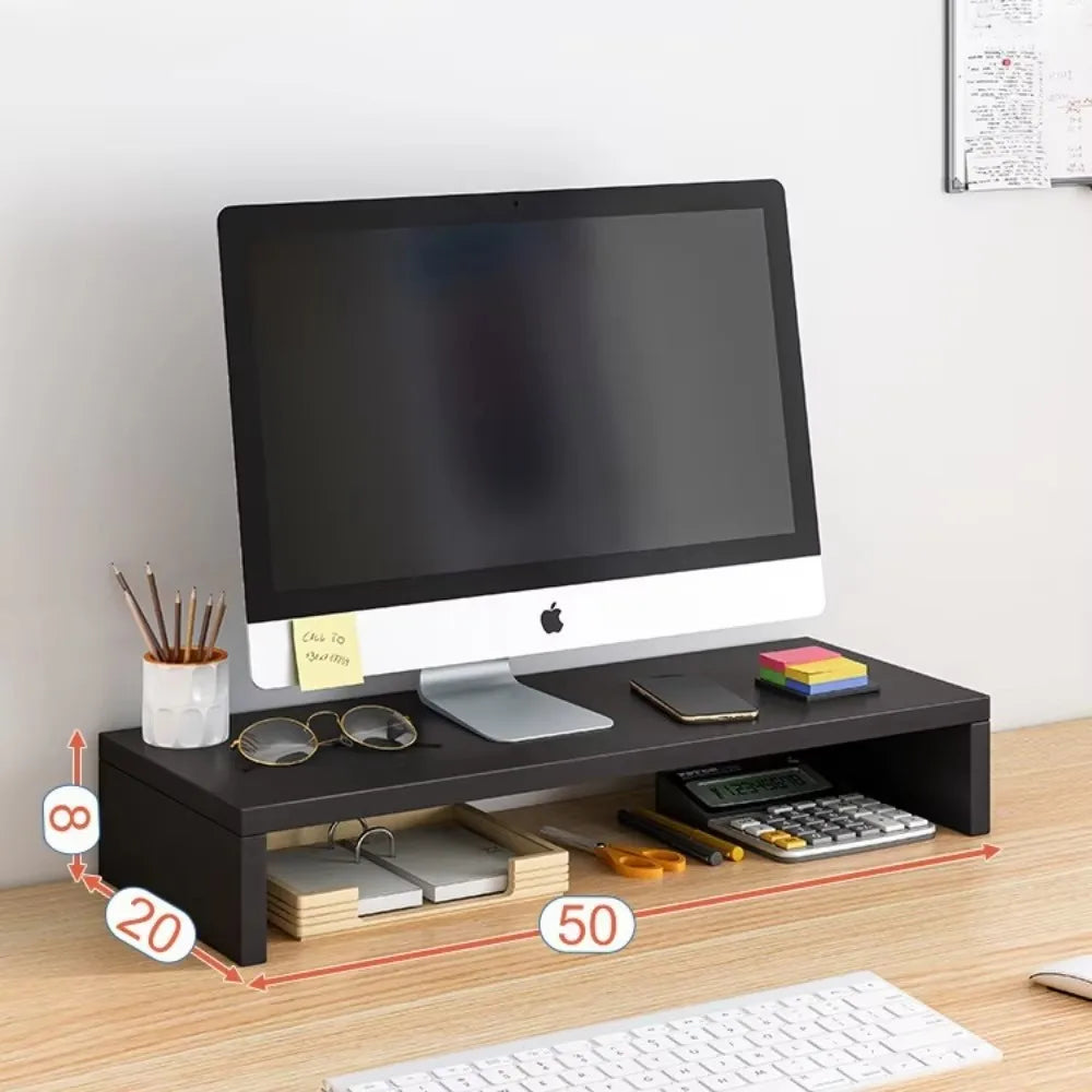 

Desktop computer riser stand, ideal for dormitory desks—elevates your monitor to improve ergonomics and free up space underneath

