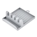 Kitchen Spoon Holder Spatula Rack Organizer Pot Lid Stand Kitchen Accessories Gadgets Tools Home Camping Picnic Non-slip Pad