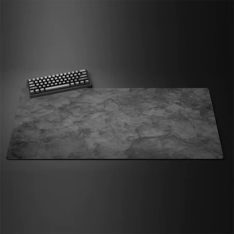 

Gray Mouse Pad Large/Small Overlocked Mousepad NonSlip Desktop Keyboard Table Pad Gray Series Game Desk Mat Computer Accessories

