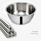 

Stainless Steel Mixing Bowls Portable Kitchen Cooking Nesting Storage Bowls for Home Outdoor Camping Accessories

