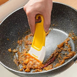 

Cleaning Spatula Kitchen Scraper Soft Blade Scraper Brush Dirty Pan Pot Dishes Cleaner Tools Cooking Baking Tool Kitchen Gadget

