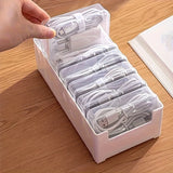 

Cable Organizer Boxes - Desktop Cable Management, Charging and Accessories Organizer, Desk &amp; Drawer Organizer for Home Storage

