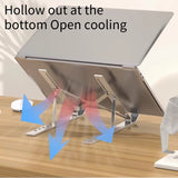 

Adjustable Laptop Stand Aluminum for Macbook Adjustable Portable More Stabe Laptop Stand Cooling Stand Foldable Notebook Holder


