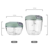 

500/900ML Manual Meat Mincer Garlic Chopper Rotate Garlic Press Crusher Vegetable Onion Cutter Kitchen Cooking Accessories

