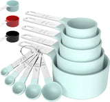 

8pcs Measuring Cups &amp; Spoons Set,Stackable Nesting Measure Cups with Stainless Steel Handle,Kitchen Gadgets for Cooking &amp; Baking

