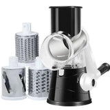 

Vegetable Cutter &amp; Slicer Manual Kitchen Cheese Chopper Machine With 3 Sharp Drums Multifunctional Garlic Potato Shredder

