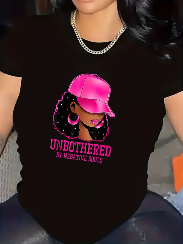 
T-shirt femme à imprimé Unbothered
