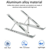 

Adjustable Laptop Stand Aluminum for Macbook Adjustable Portable More Stabe Laptop Stand Cooling Stand Foldable Notebook Holder

