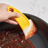 

Cleaning Spatula Kitchen Scraper Soft Blade Scraper Brush Dirty Pan Pot Dishes Cleaner Tools Cooking Baking Tool Kitchen Gadget


