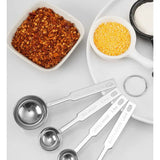 

4PCS  Measuring Spoons Set,Tablespoon and Teaspoon for Measure Liquid and Dry Ingredients

