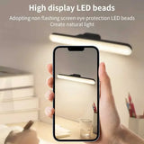 

LED Makeup Mirror Light USB Rechargeable Stepless Dimming Magnetic Vanity Lamp For Bedroom Selfie Wardrobe Bathroom Lighting

