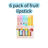

Fruity Lip Balm Set – 24Pcs Moisturizing Lip Care Kit with Vitamin E &amp; Shea Butter, Deeply Nourishes Dry Chapped Lips

