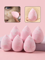 

6Pcs Professional Makeup Sponge Set Large Soft Cosmetic Blender &amp; Powder Puff Beginner-Friendly Face Makeup Kit

