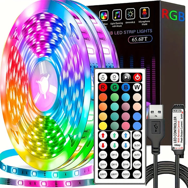 

Ruban LED RGB avec télécommande

