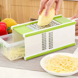 

5-In-1 Multifunctional Vegetable Chopper &amp; Slicer Durable Abs Perfect For Outdoor Cooking Vegetable Slicer Cutter Kitchen Tools

